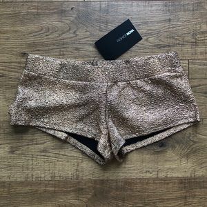 Fashion Nova Medium Gold shorts